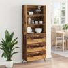 Highboard Reclaimed Wood 69.5 x 34 x 180 cm Engineered Wood