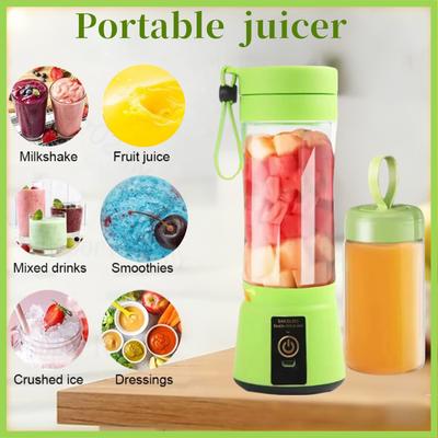 380ml Household Juice Mixer Mini Electric Juicer USB Rechargeable Smoothie Smoothie Shake Mixer Outdoor Picnic Portable Juicer