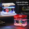 Seven-Color HD Ecological Desktop Aquarium - Creative Transparent Fish Tank for Home Decor