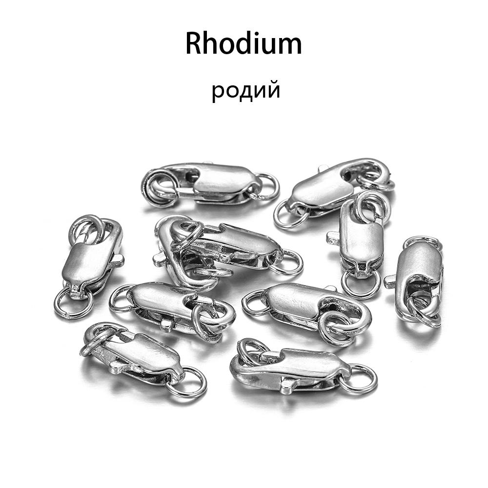 30 st/lot 12 14 mm metall hummerspännen Krokar med delade öppna hoppringar Anslutningar för gör-det-själv smycken Tillbehör