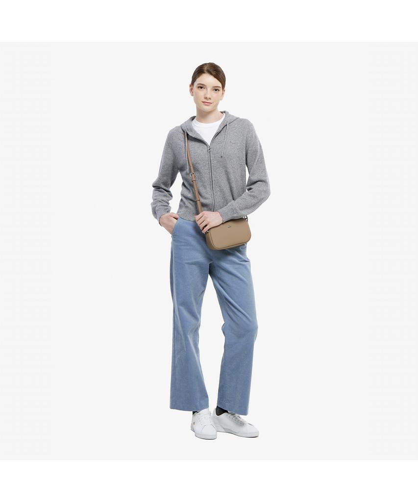 LACOSTE Women'S Semi-Wide Casual Corduroy Pants Hf625E-55N Hbp