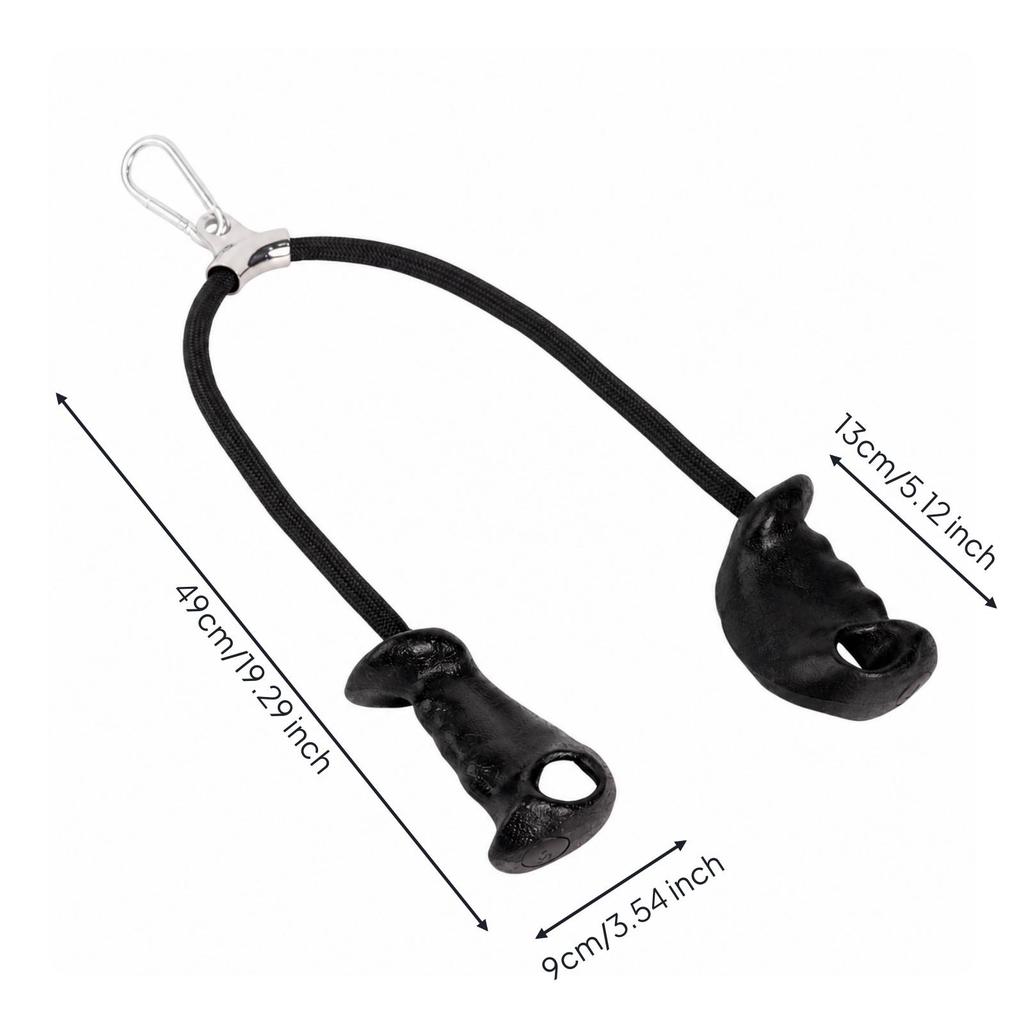 Cable Machine Rope Handle Attachment Ergonomic Tricep Contoured