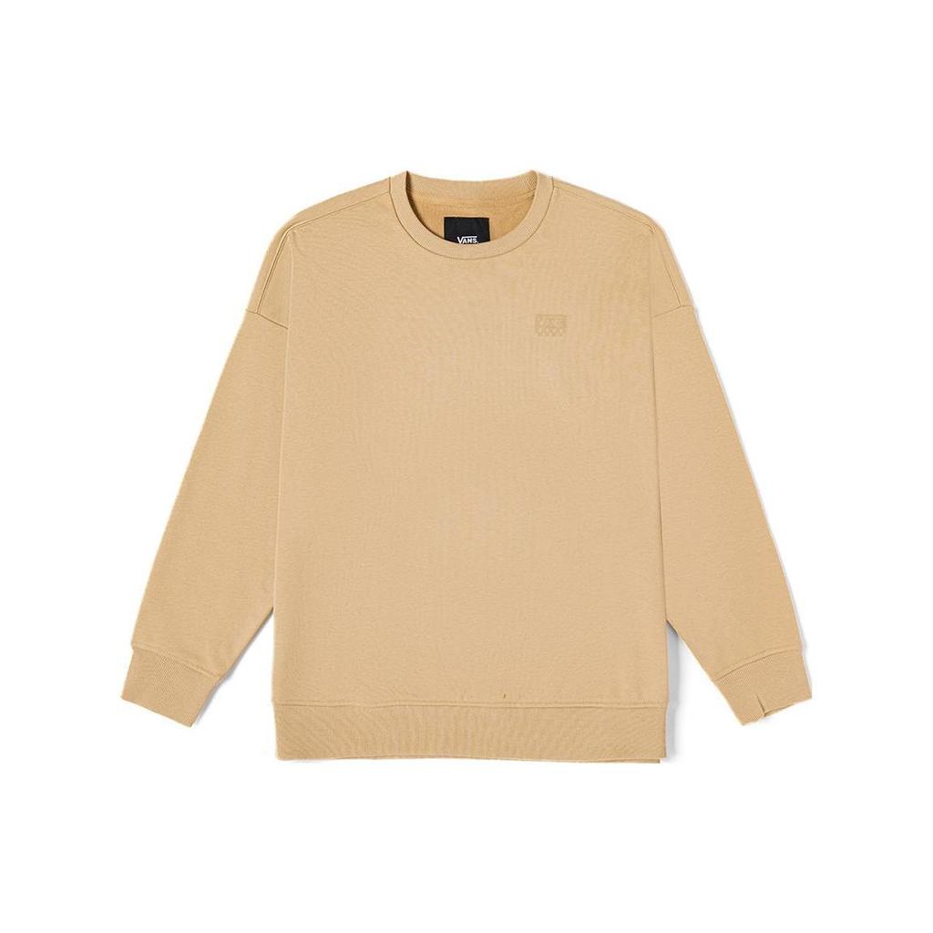 Vans Alphabet Logo Print Loose-Fit Crew Neck Sweatshirt Unisex Tops Terracotta VN000H0SYUU