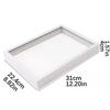 1 Set Cornice per Foto Impronta Mano Famiglia Cornice in Legno Fai da Te Kit Cornice per Foto Impronta Mano Con 6 Colori Penna Gomma Pennello Ricordo