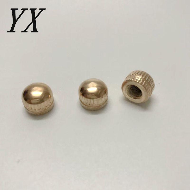 Lighting Accessories: Rose Gold Flower Branch Decorative Cap, Hand-Tightening Nut & Mounting Plate