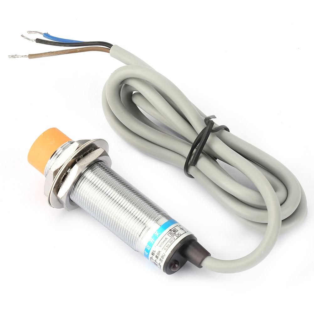 Nickel Plated Brass LJ18A3 8 Z AX NPN NC DC Inductive Proximity Sensor Switch Detection 8mm