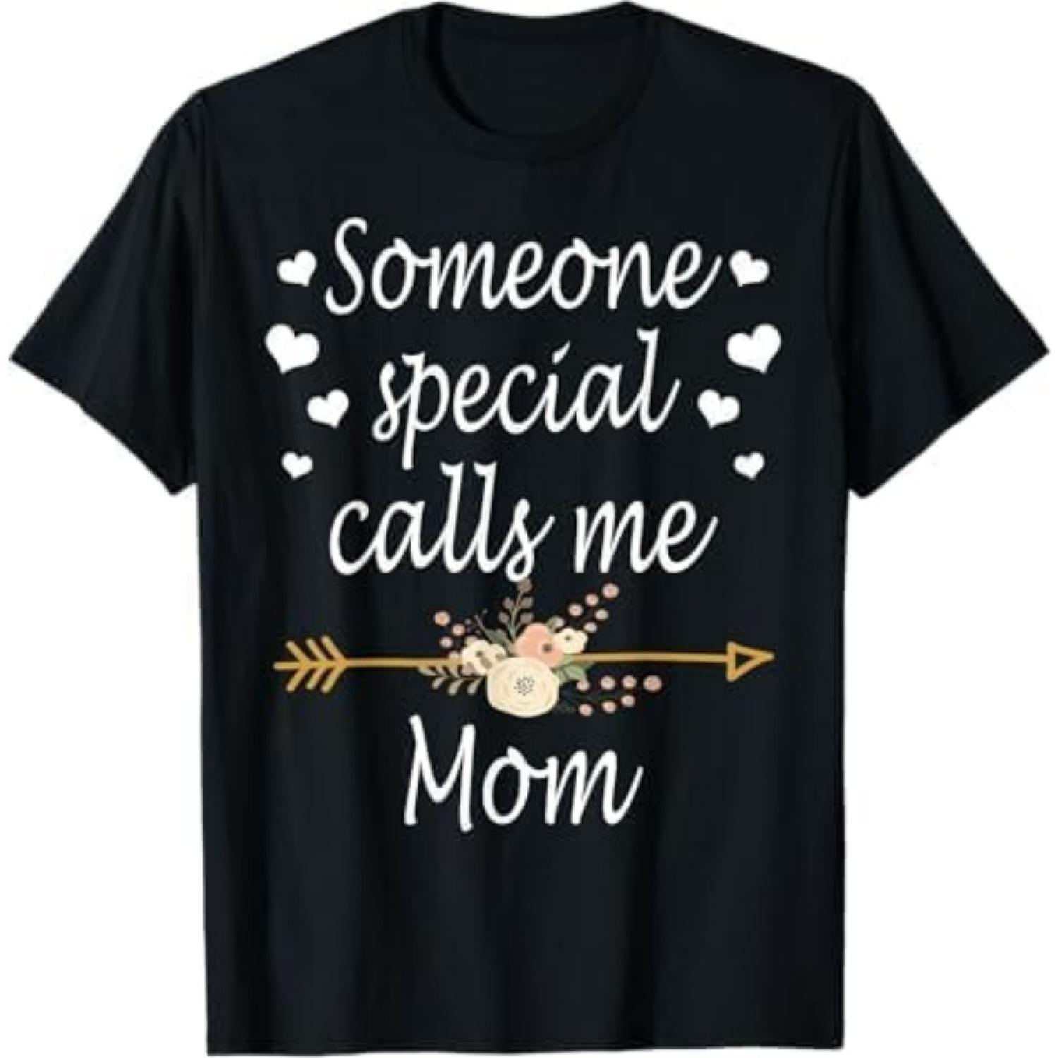 Someone Special Calls Me Mom Mothers Day T-Shirt BNI Mens Womens Longsleeve Sweatshirt Hoodie Black XXXXXL разноцветный