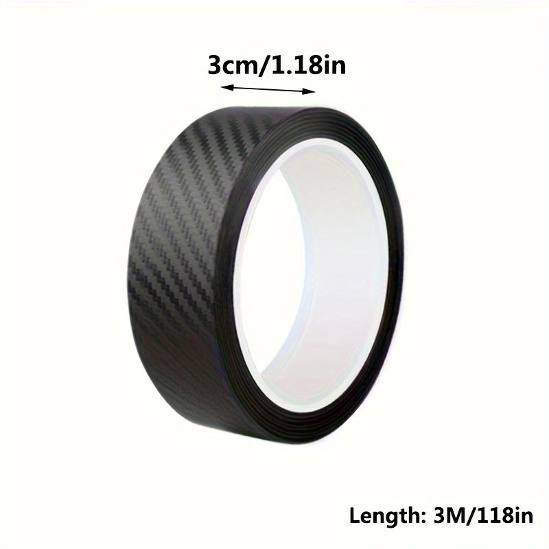 3D Carbon Fiber Sticker Car Threshold Protective Film Anti Scratch Waterproof Matte Black Nano Sticker For Car Body
