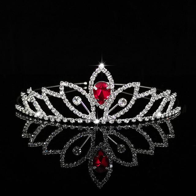Μόδα Crystal Crown Νυφική Κεφαλή Κορίτσι Παιδικό Στέμμα Αξεσουάρ Μαλλιών Φωτογραφία Γάμου Αξεσουάρ φορέματος