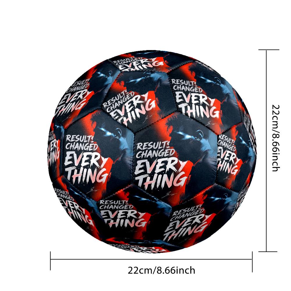 Messi 10 Number Never Give Up Football Soccer Ball Size 5 Football Machinestitched Indooroutdoor Training And Matches Sports Enthusiast Gifts