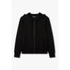 Women Stretch Hooded Lounge Zip Up 0826138502