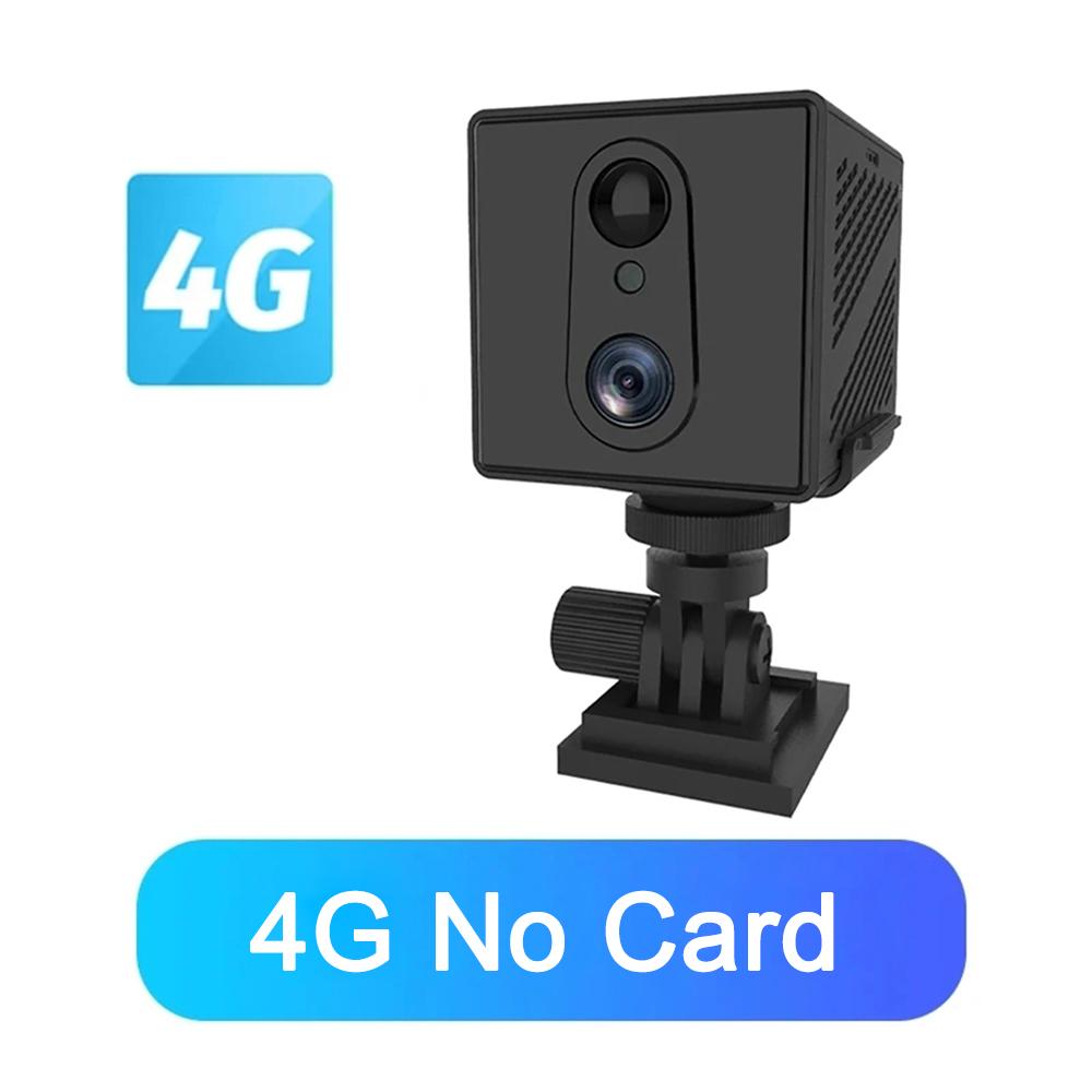 Mini Security Camera 4G SIM Card WiFi 5MP Night Vision Surveillance Camcorder 3000mAh Battery Low Power Voice Intercom CCTV Cam