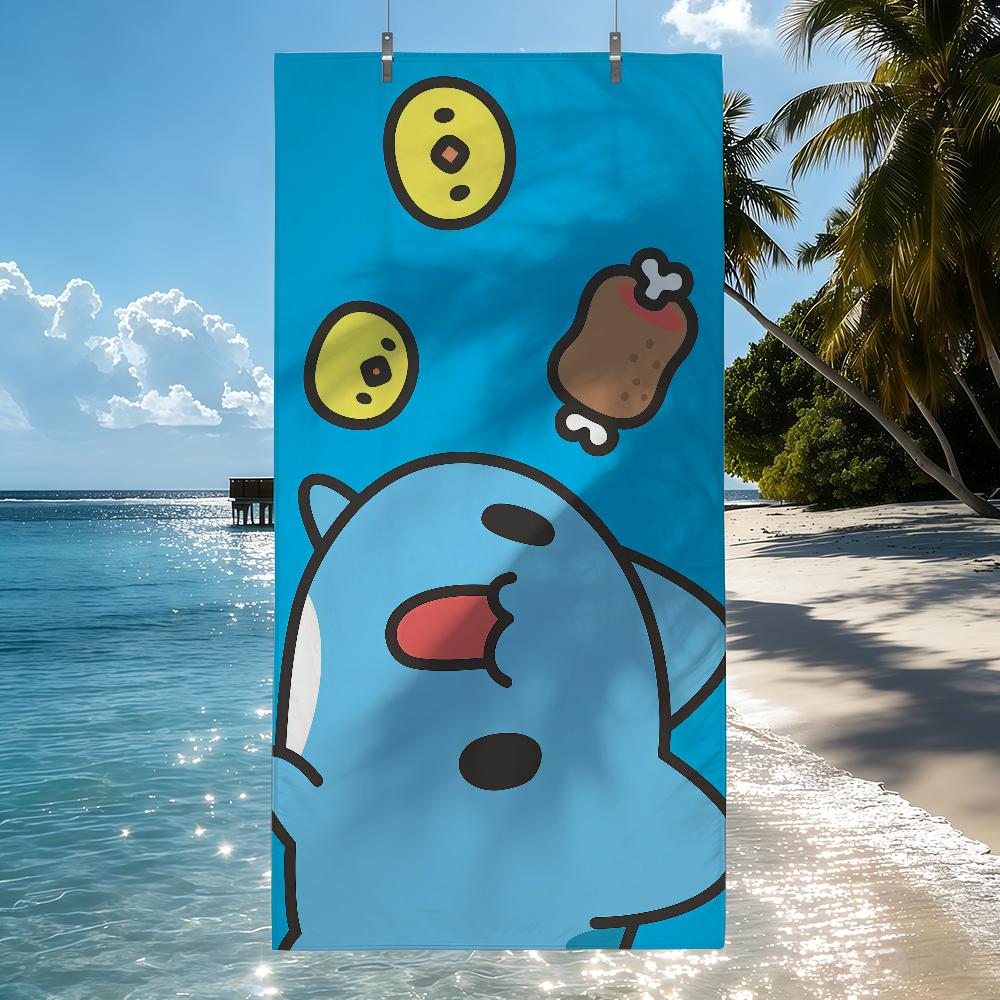 

B-Bugcat CapooS Cartoon Towel Quick Drying Beach Towels Are Suitable For Swimming Pools Camping Yoga And The Gym W40*H60(CM)