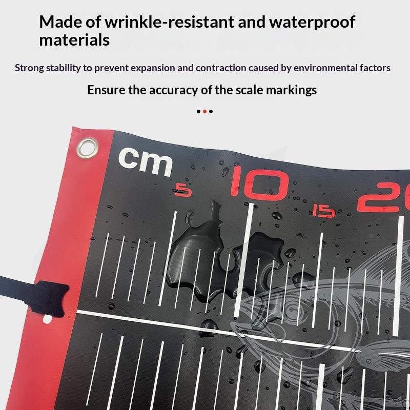 Waterproof Fish Measure Ruler Foldable Anti-Curl Pvc Fishing Measuring Tape Fishing Accessories Tackle Tool