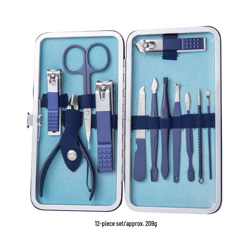 Sapphire Blue 12-Piece Nail Care Set