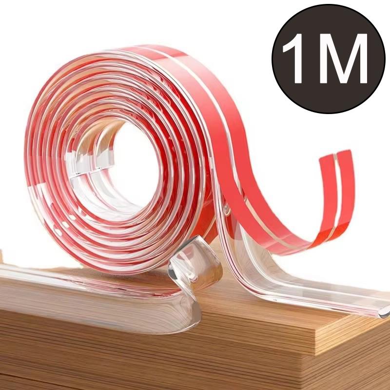 1/2/3M Table Edge Guard Furniture Corner Protector Strip Self Adhesive Transparent Kids Collision Proof Soft Bumper Baby Safety