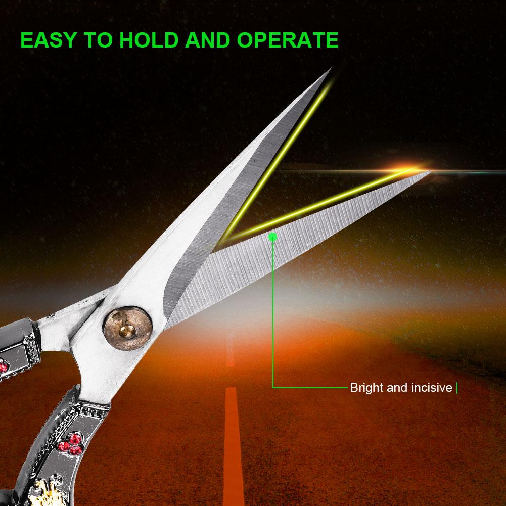 

Винтажные швейные ножницы из нержавеющей стали Классические режущие Вышивка Инструмент для рукоделия