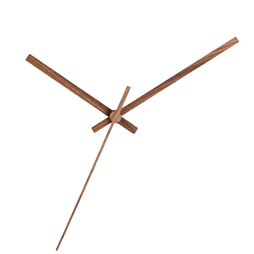 3Pcs/Set Durable Wall Clock Hands Long Clock Hands Solid Wood Repair Parts Wall Clock Hands Insert Kits