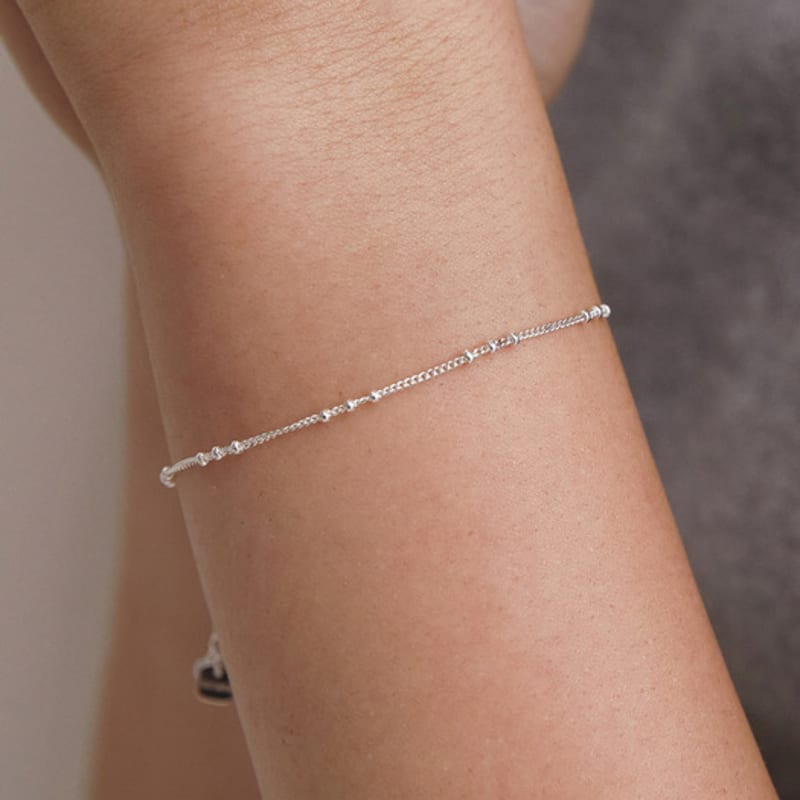 

TATIANA (925 Silver) Triple Ball Chain Bracelet BR1801 Gold Plated