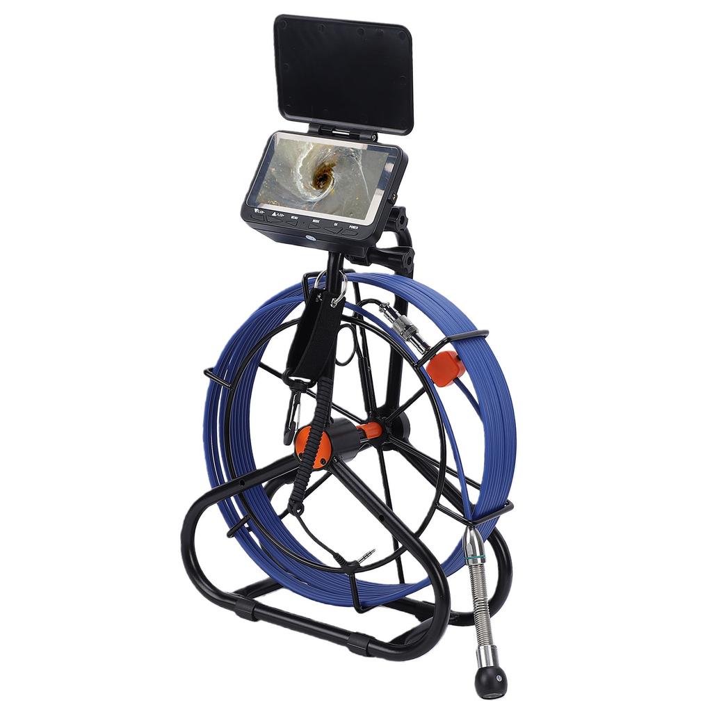 1080P HD Pipe Inspection Camera with 4.3 Inch LCD Screen Flexible Drain Pipe Inspection Camera