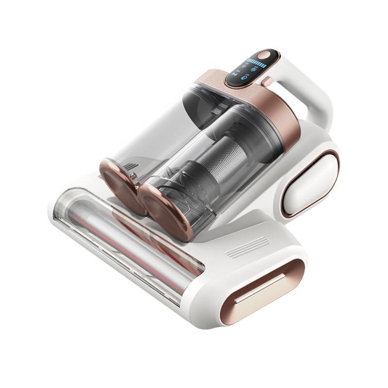 Wow Custom Roller Brush UV & Ultrasonic Mite Removal Device with Dual Dust Cup and Display Screen