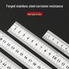 Medición de dimensiones y distancia – Reglas y triángulos de metal