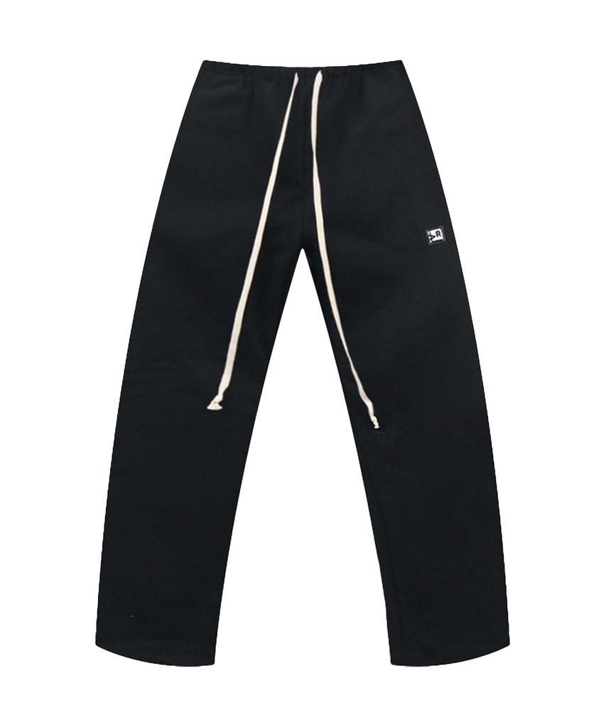 Eolaiteuaenggeul 1000G Heavy Cotton Patch Sweatpants Black
