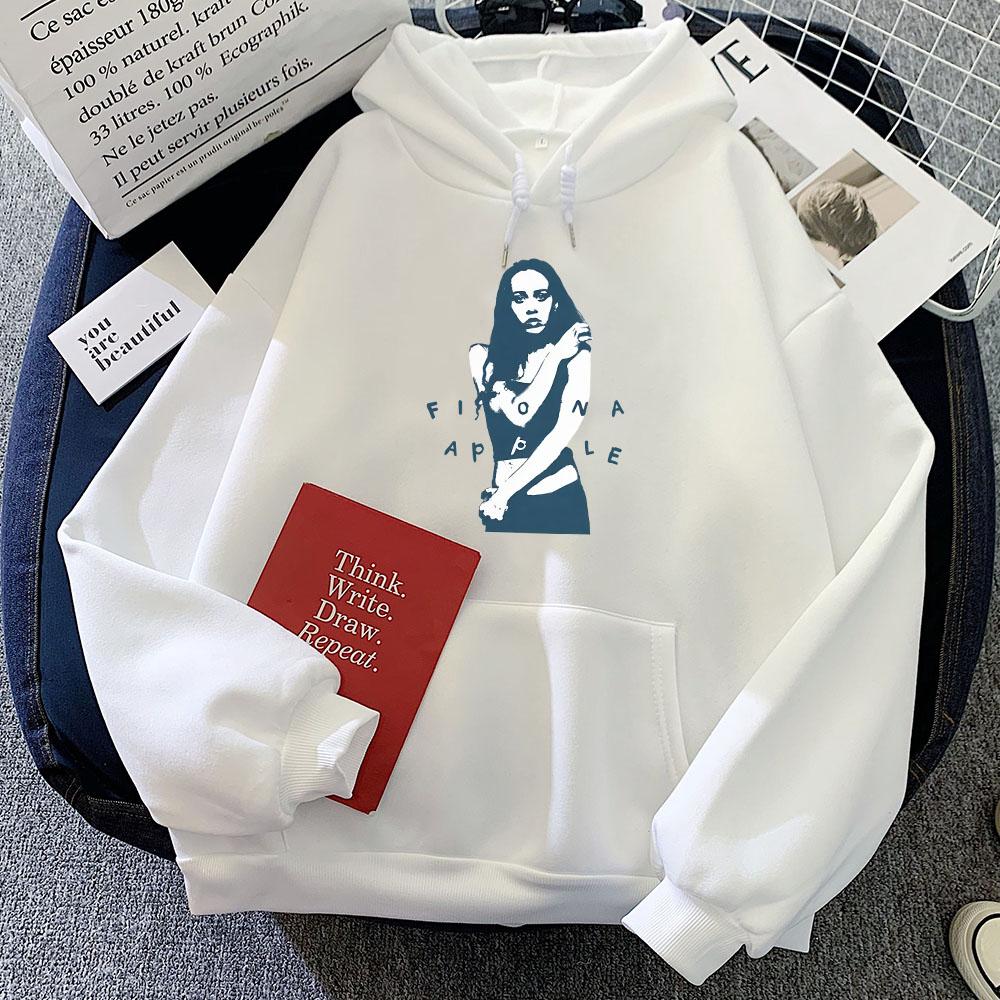 

Women Fiona-apple Singer Printing Hoodies Unisex Streetwear Long Sleeve Hooded Pullovers Sudaderas Con Capucha S
