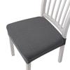 Solid Colors Stretch Chair Seat Covers Removable Washable Dirt-resistant Chair Slipcover Anti-slip Easy To Fit