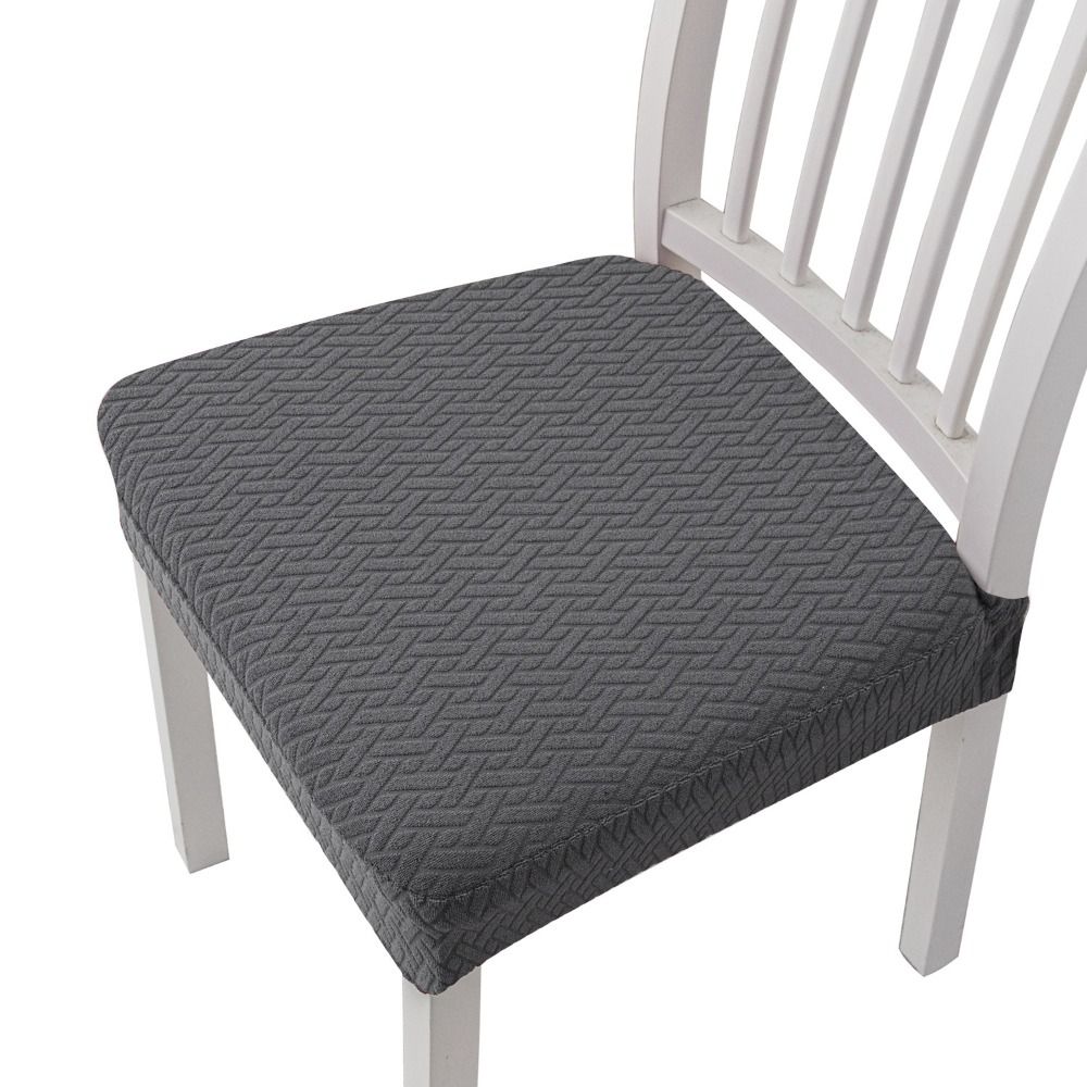 Solid Colors Stretch Chair Seat Covers Removable Washable Dirt-resistant Chair Slipcover Anti-slip Easy To Fit