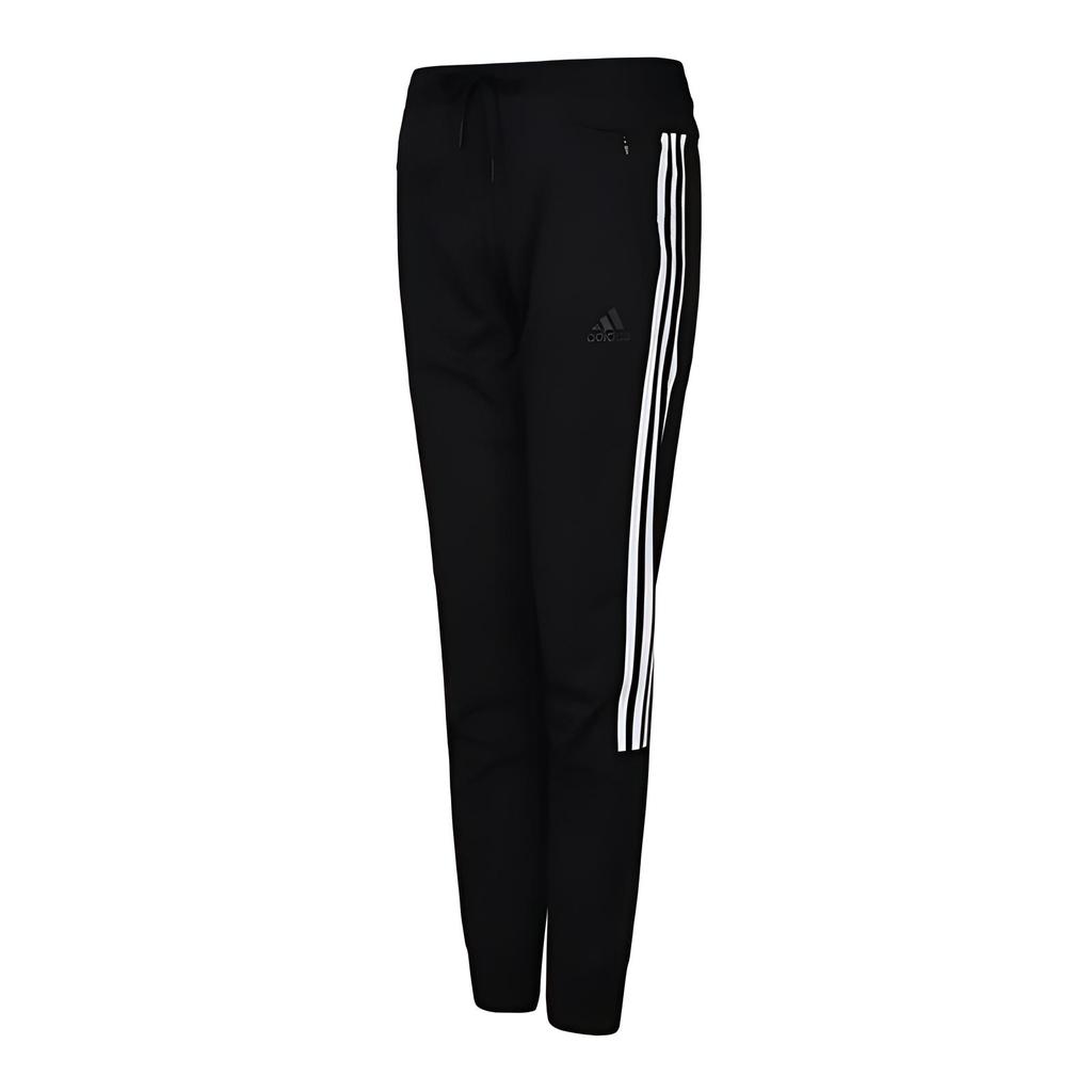 adidas Seria Lifestyle Casual PT FT CH Sznurowane do kostki Jednokolorowe Wygodne Dzianinowe Spodnie Sportowe Spodnie Damskie Czarne CX5174