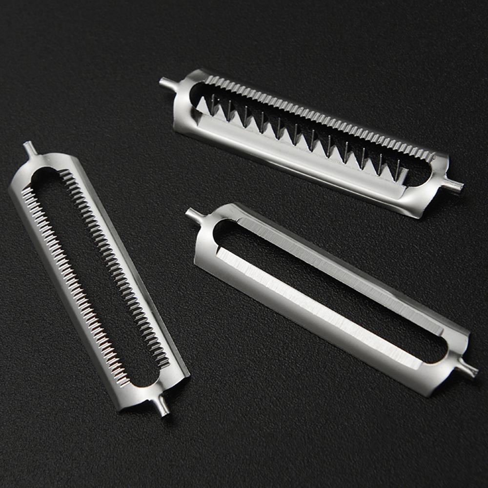 100pcs Stainless Steel Peeler Blade Replacement for Vegetable Peeler