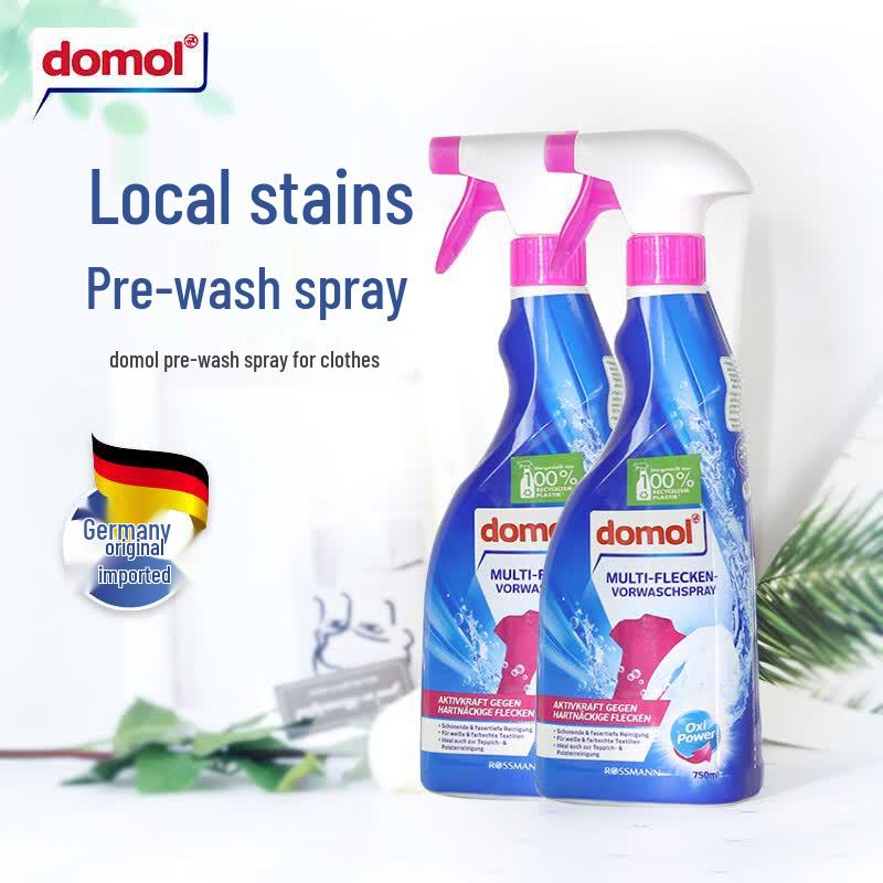 Domol Multi-function Laundry Pre-treatment Spray, 750ml Twin Pack