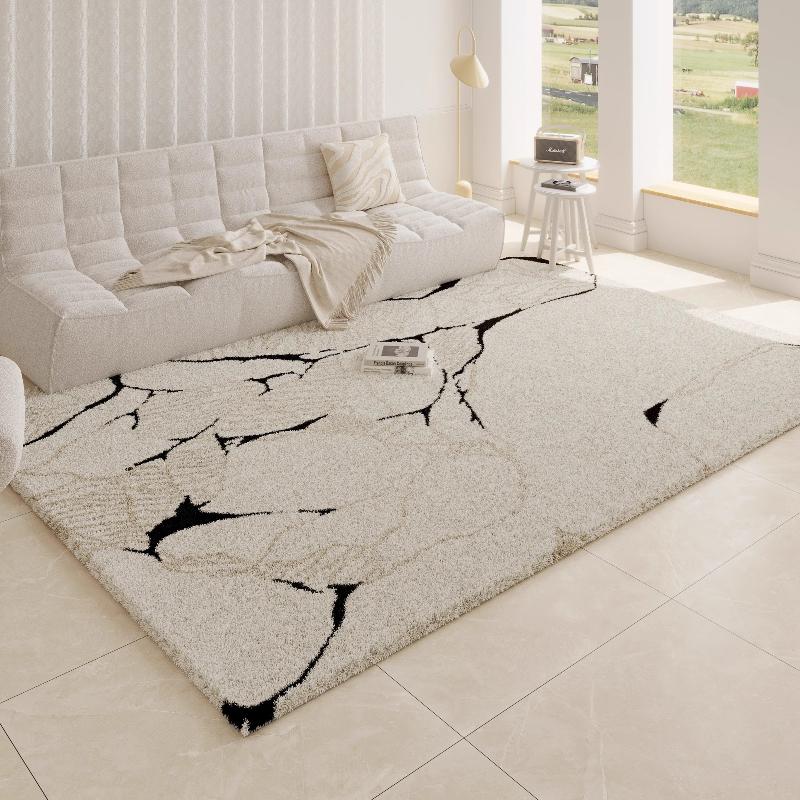 Modern Style Rugs for Bedroom Thick Washable Study Floor Mat Home Fluffy Soft Rug Large Area Living Room Decoration Plush Carpet
