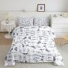 Feelyou Cartoon Car Kids Comforter Set Construction Bedding Set for Boys Toddler Decor Equipment Trucks Comforter Cartoon Car Excavator Trac