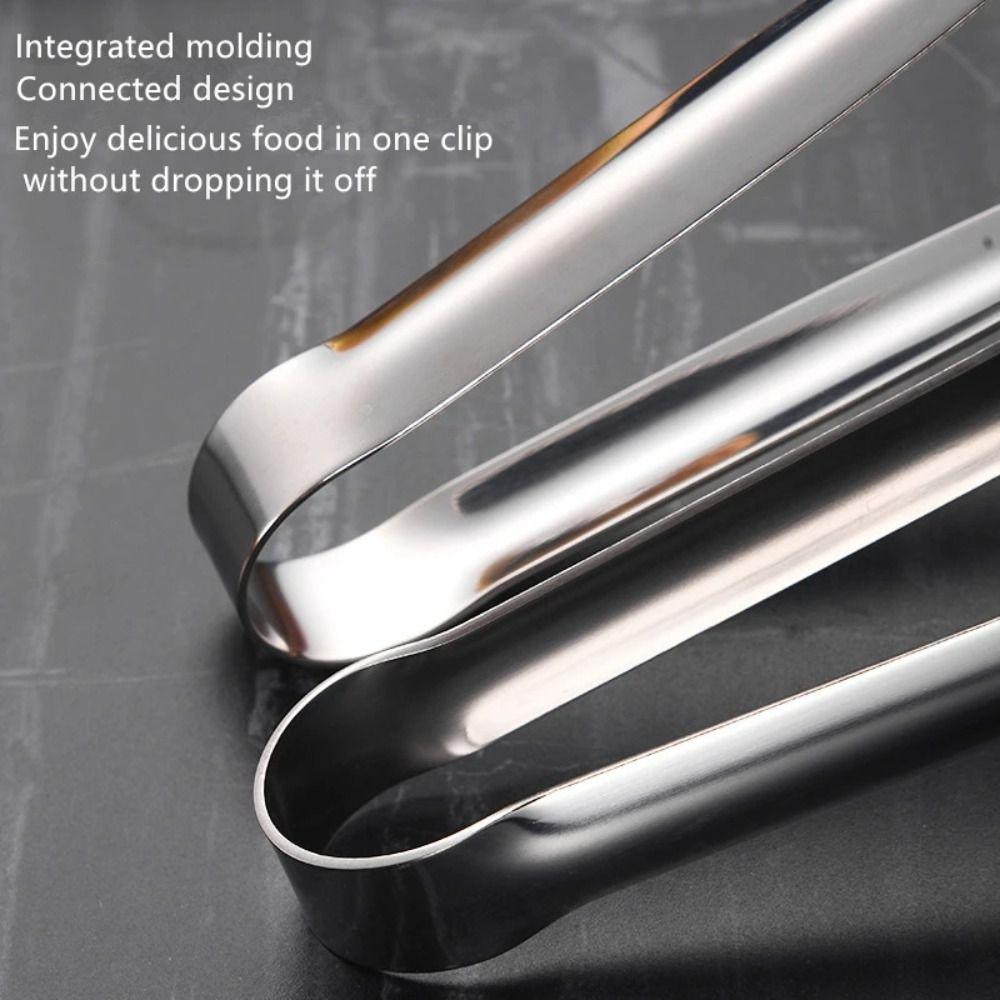 1Pcs 7/9/12Inch Food Clip Non-Slip BBQ Steak Clip New Grill Tongs  Cooking Utensils