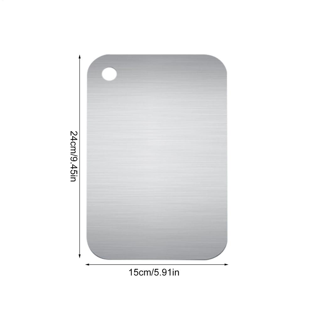 Titanium Cutting Board Food Grade 304 Stainless Steel Cutting Board Fruit Meat Vegetable Kitchen Chopping Board Home Tools
