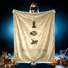 1pc Inception Chess Art Blanket, Home Printed Throw Blanket - Soft Blanket Gift for Family, Washable Sofa Bed Blanket