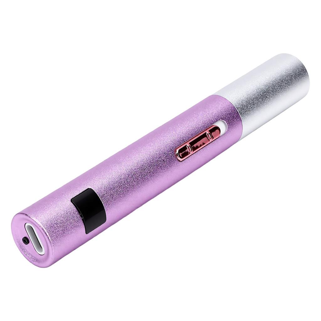 2 In 1 Facial Hair Removal and Eyebrow Trimmer USB C Rechargeable Nose Hair Trimmer with LED Display Stainless Steel