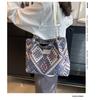Ethnic Style Large Capacity Commuting Canvas Bag Women's Versatile Single Shoulder Tote Bag