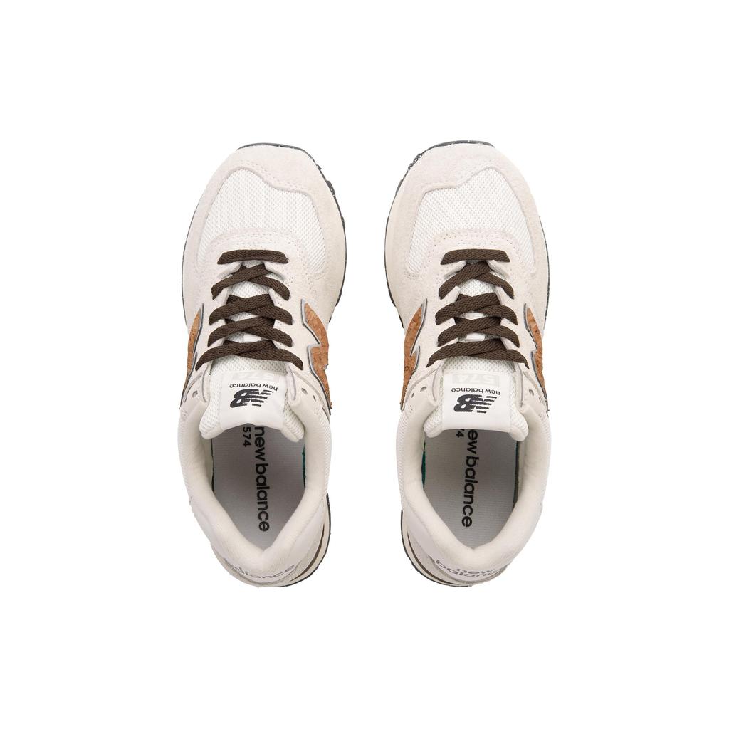 New Balance NB 574 Low top Running Shoes Unisex White Brown U574LS2(Team1622-)