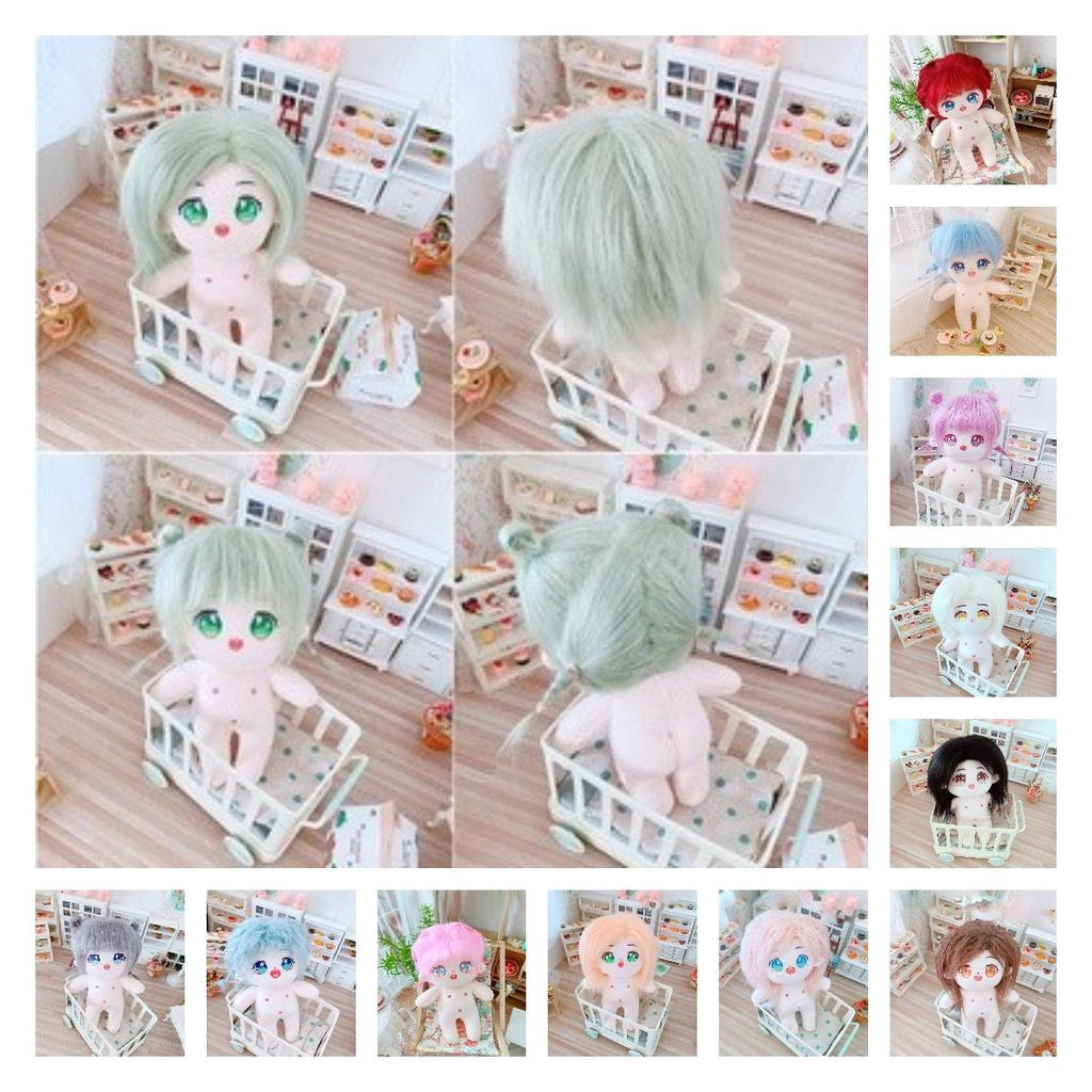 Cute 20cm Plush Cotton Doll With Long And Wavy Hair Toy14738