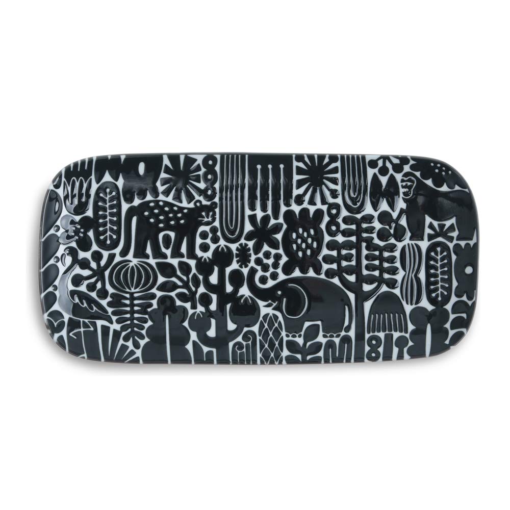 

natural69 Utopia Rectangular Black natural69 Hasami Ware Utopia Chokakuzara Large Microwave and Dishwasher Made in Animal Nordic Japanese or Special