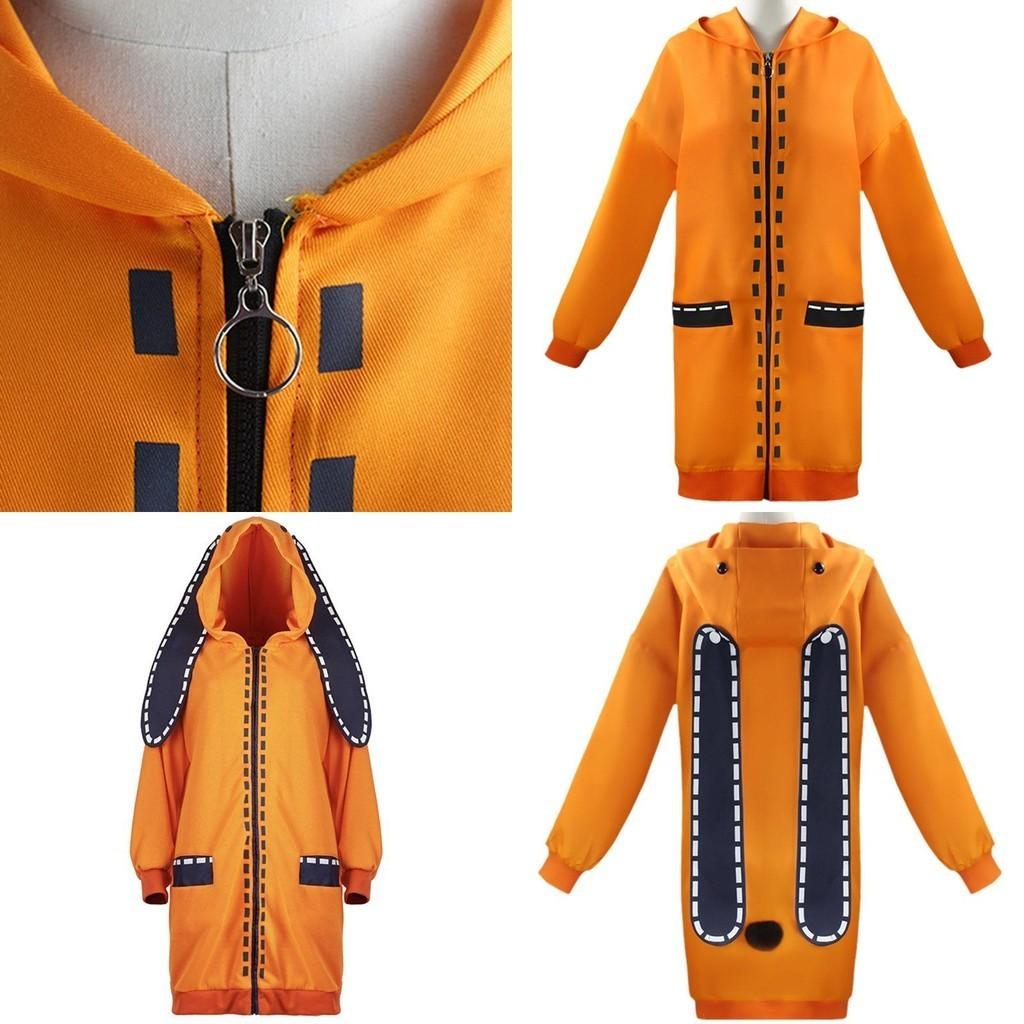 Kakegurui Compulsive Gambler Runa Yomozuki Cosplay Costume Cozy Hoodie Coat