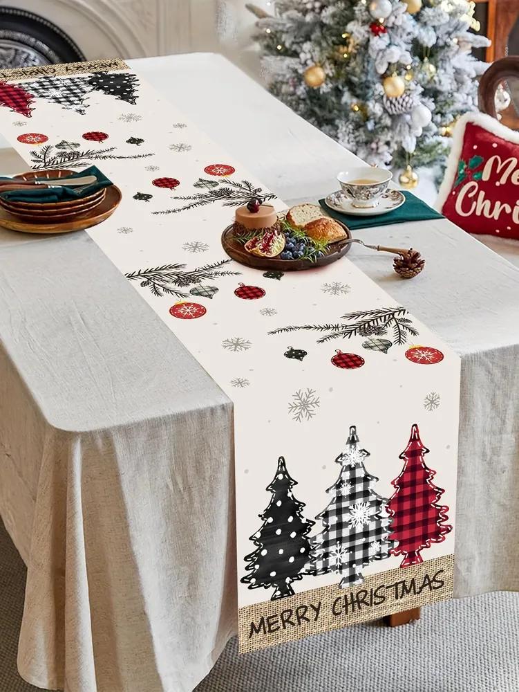 Table track 35x180 cm polyester anti-slip coating multi-colored