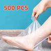 100-500 Pièces Masque de Pied Jetable Transparent Imperméable