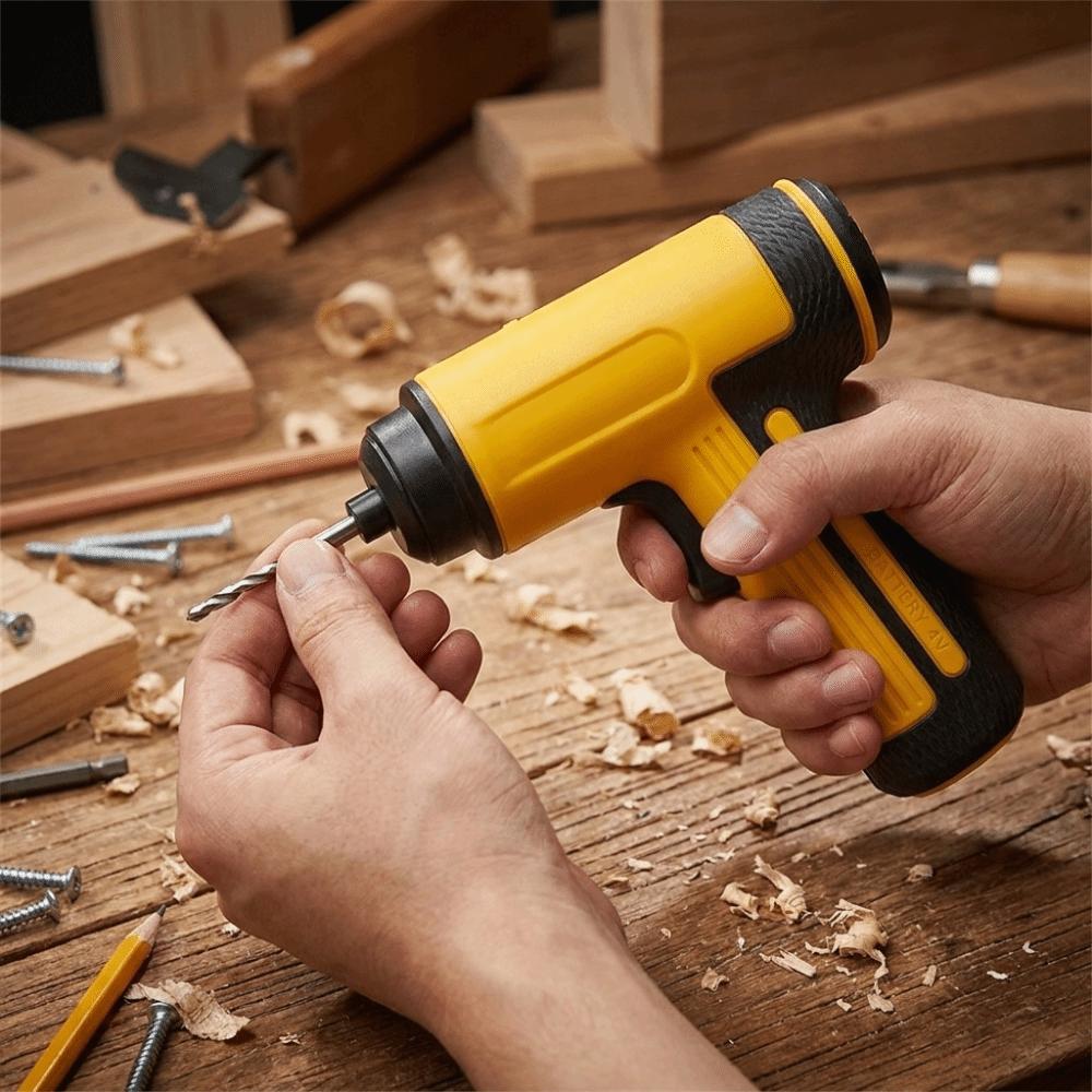 Lightweight Build Electric Screwdriver Drill Set Multi-function Screwdriver  Daily Repair