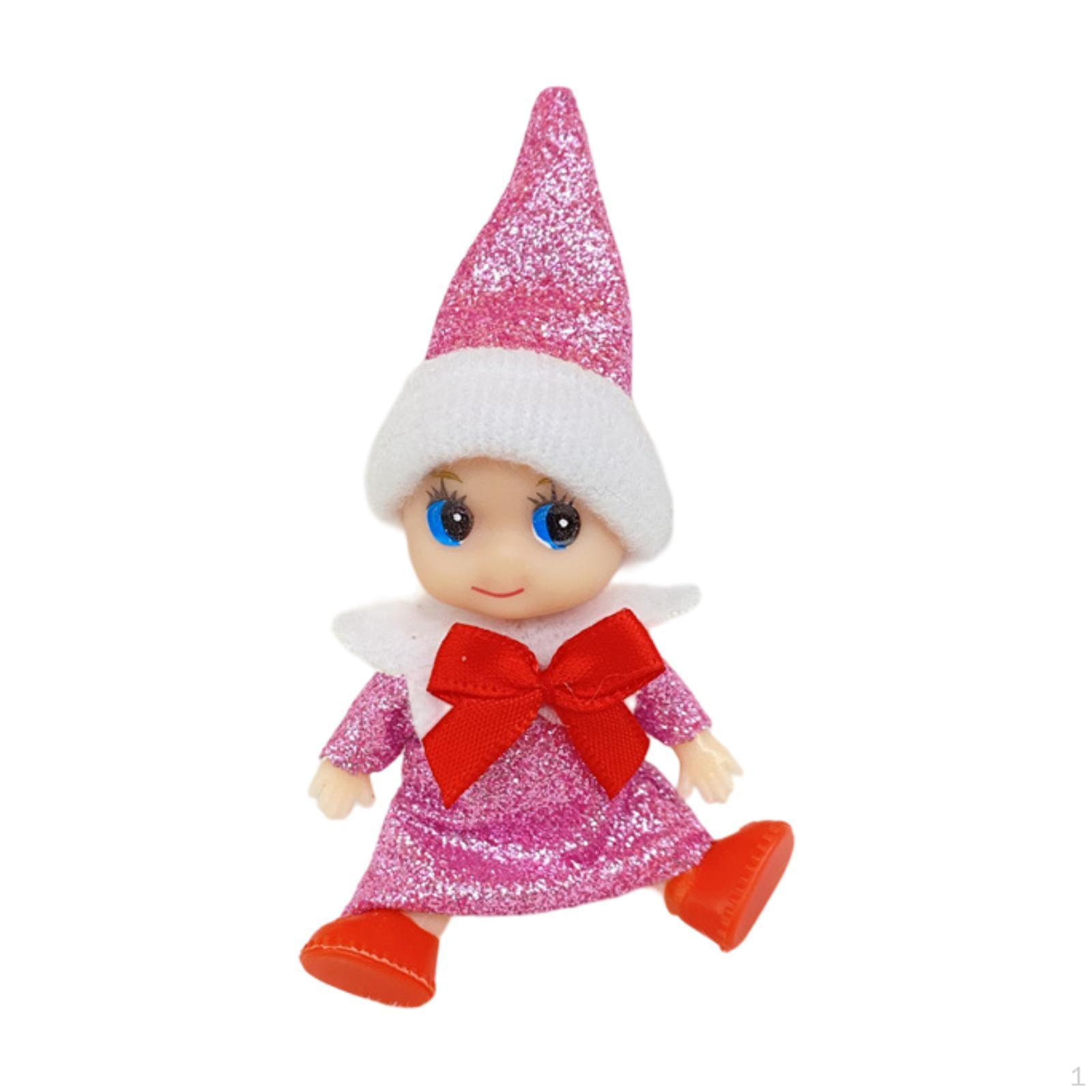 

Рождественский эльф кукла фигурка настольное украшение искусство поделки друг подарок праздничное украшение коллекционные предметы Pink