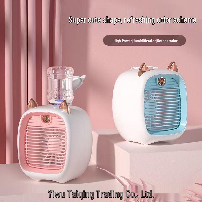Little Fox Mini Air Conditioner: Desktop Humidifier, Water-Cooled Fan