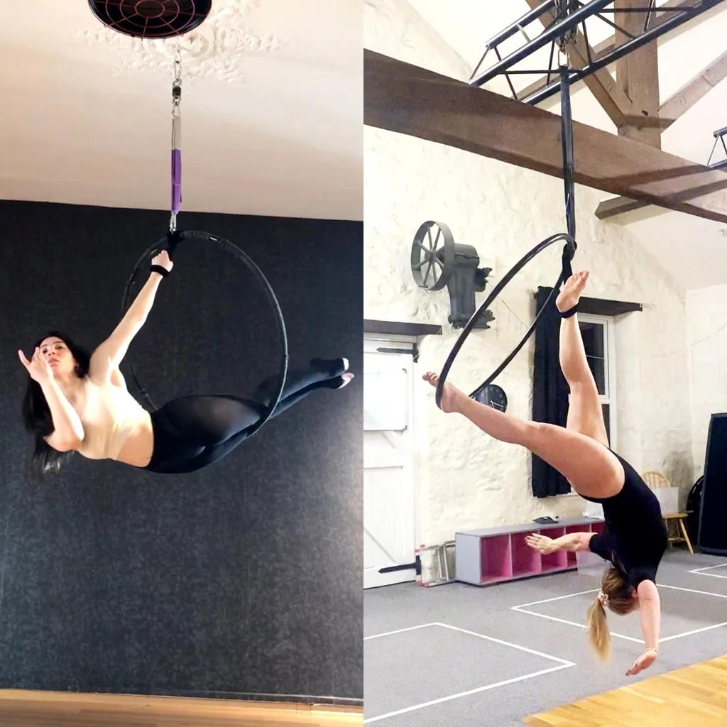 Alça de Mão para Aro Aéreo Laço para Treinamento de Yoga Lyra Fitness Alça Durável Acessórios de Trapézio